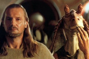 STAR WARS: EPISODE I - THE PHANTOM MENACE, Liam Neeson, Jar Jar Binks, 1999