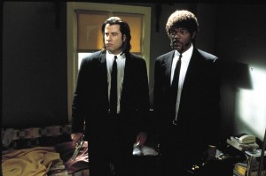 John Travolta and Samuel L. Jackson in "Pulp Fiction"